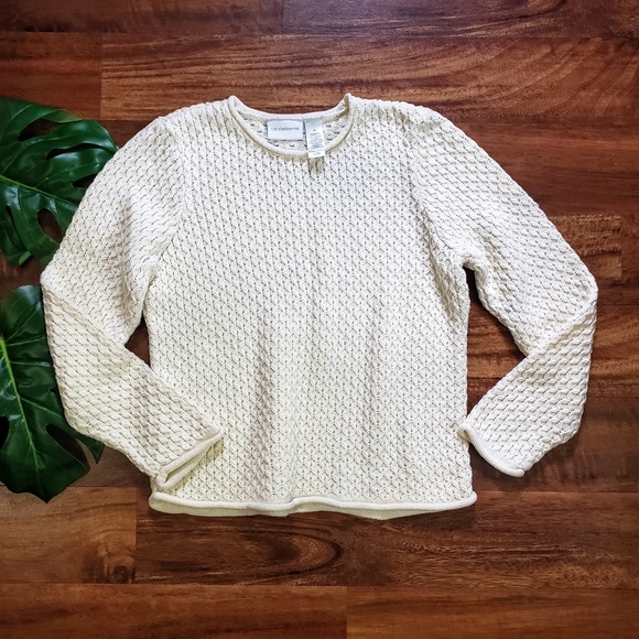 Liz Claiborne Sweaters - Liz Clairborne Slouchy Cable Knit Sweater